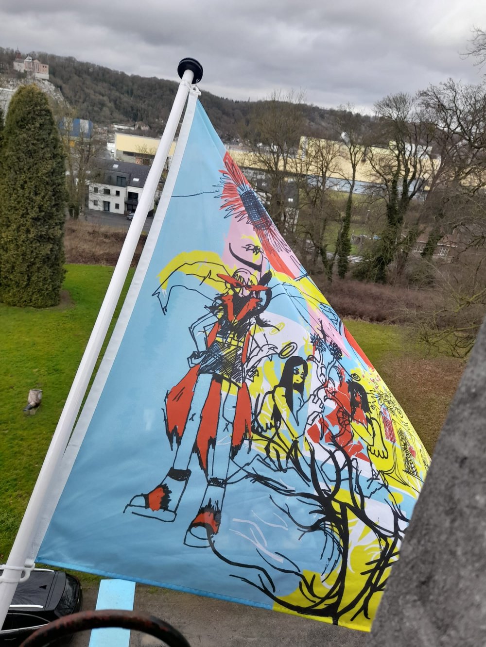 Very Contemporary, 2024 ‣ “Where am I standing” / the What the flag?! Euregio edition at the Neuer Kunstverein Aachen (NAK)